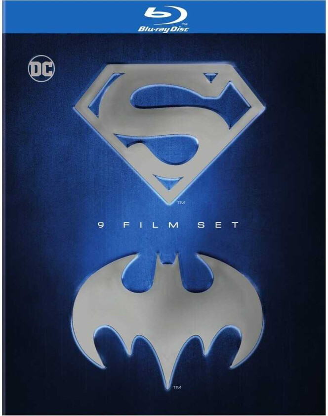 Bilde av Batman & Superman 9Film Set Bluray