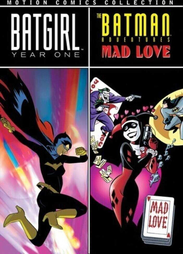Batgirl: Year One & Batman Adv: Mad Love Motion DVD