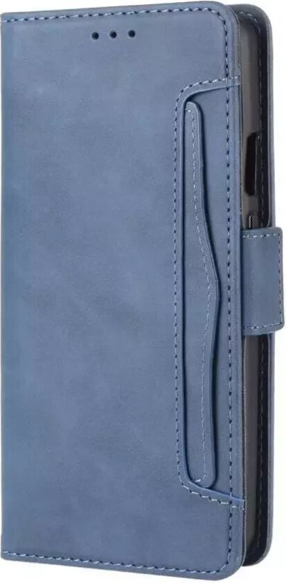 OnePlus Nord Skinndeksel med utvendig Kortholder Blå