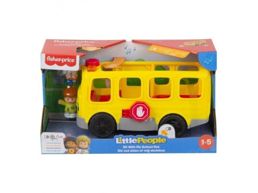 People - Skolebuss Med Figurer Lyd Og Lys
