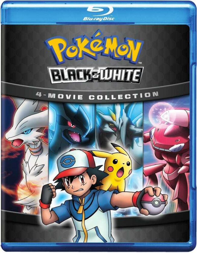 Pokemon: Black & White 4Movie Collection Bluray
