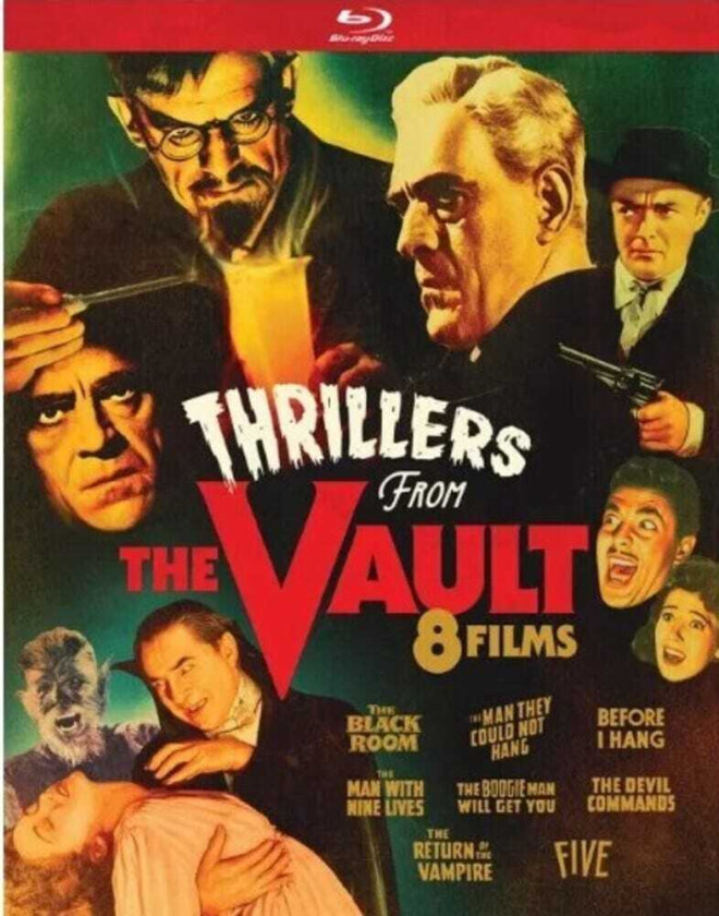 Bilde av Thrillers From The Vault  8 Classic Horror Films Bluray