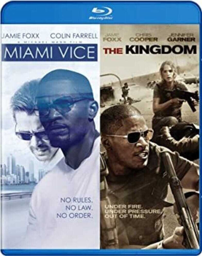 Miami Vice & The Kingdom Double Feature Bluray