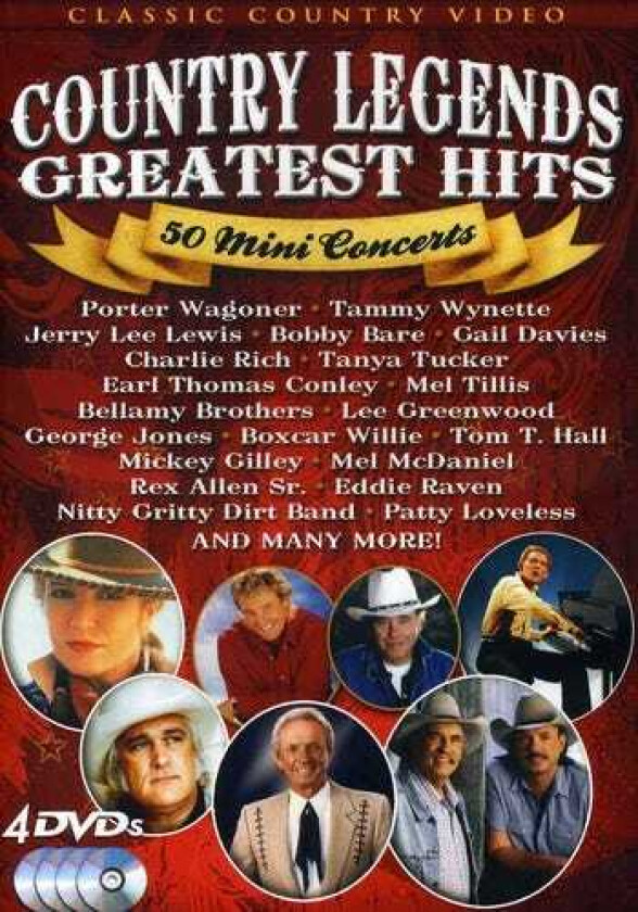 Country Legends Greatest Hits / Various DVD