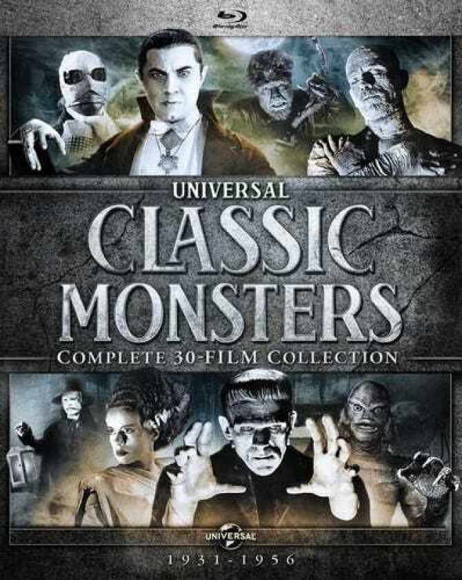 Universal Classic Monsters: Complete 30Film Collection Bluray