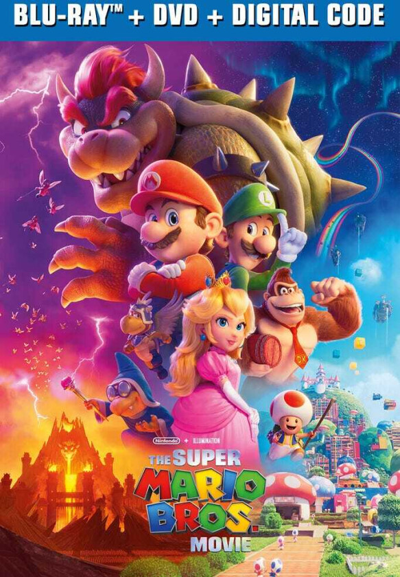 Super Mario Bros Movie Bluray