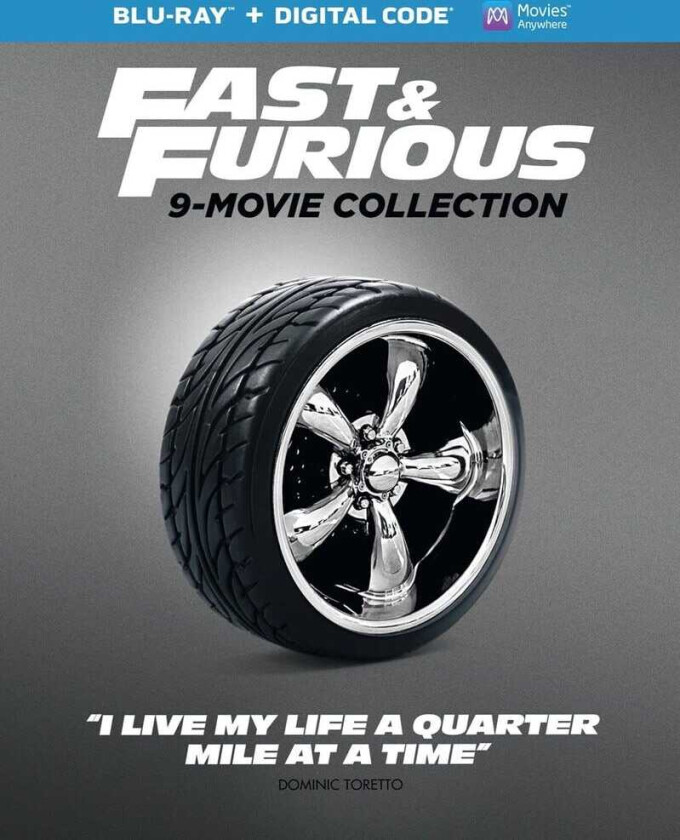 Fast & Furious 9Movie Collection Bluray