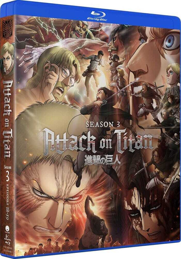 Attack On Titan Sesong 3 Bluray