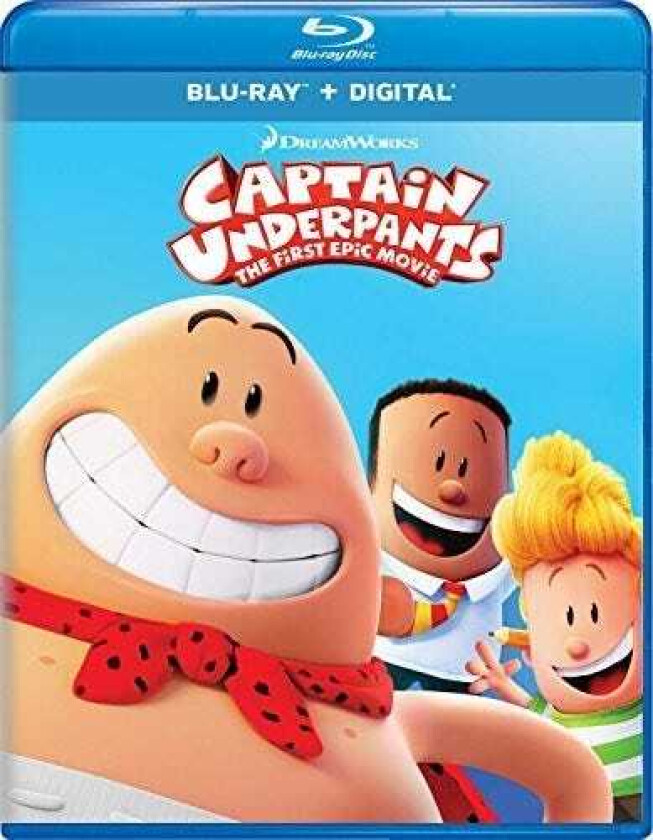 Captain Underpants: The First Epic Movie Bluray