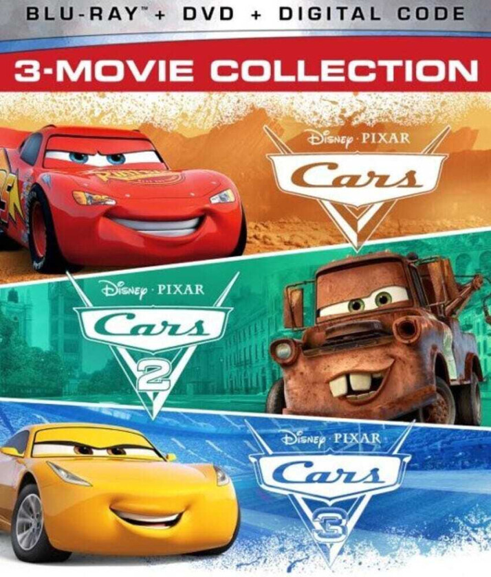 Cars: 3Movie Collection Bluray