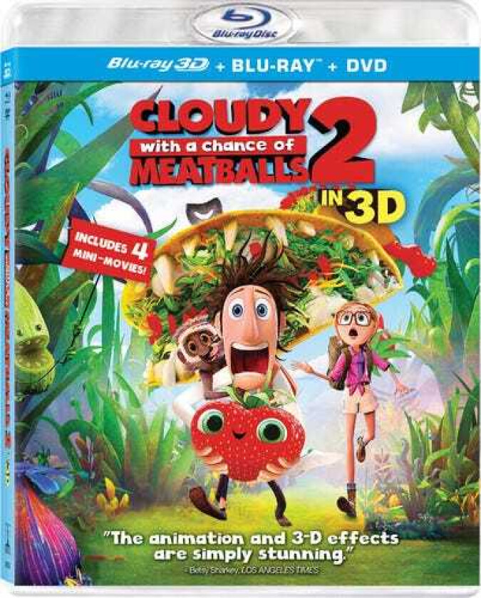 Cloudy With A Chance Of Meatballs 2 Bluray