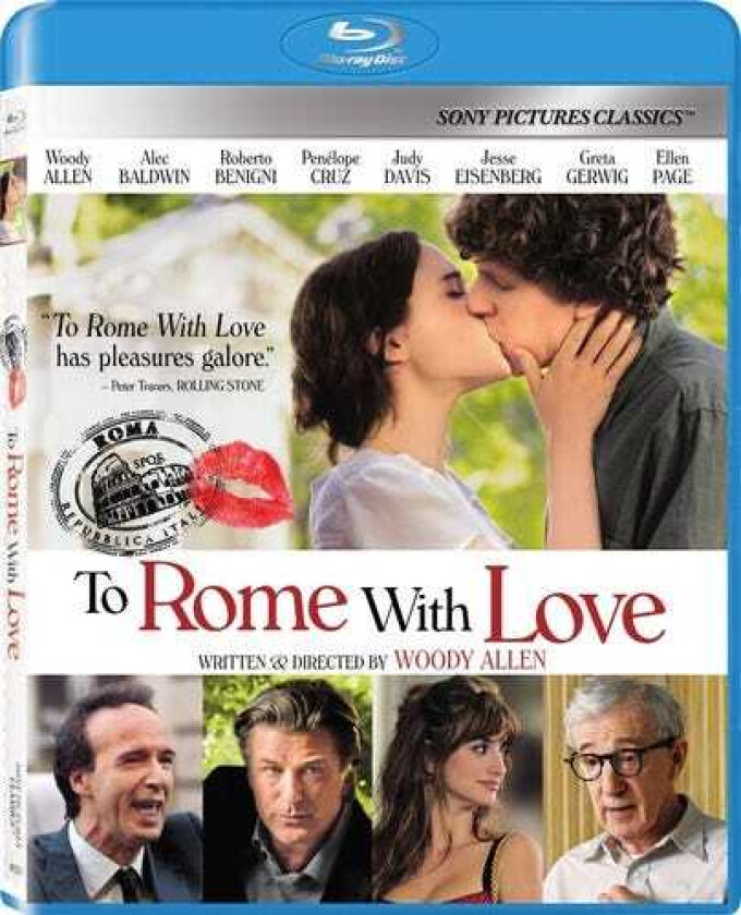 To Rome With Love Bluray