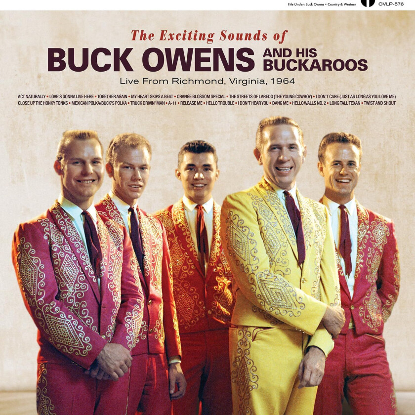 Buck Owens & His Buckaroos, Buck Owens The Exciting Sounds of Buck Owens And His Buckaroos Live From Richmond, Virginia, 1964 LP/Vinyl