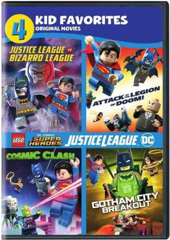 4 Kid Favorites: Lego Dc Super Heroes DVD