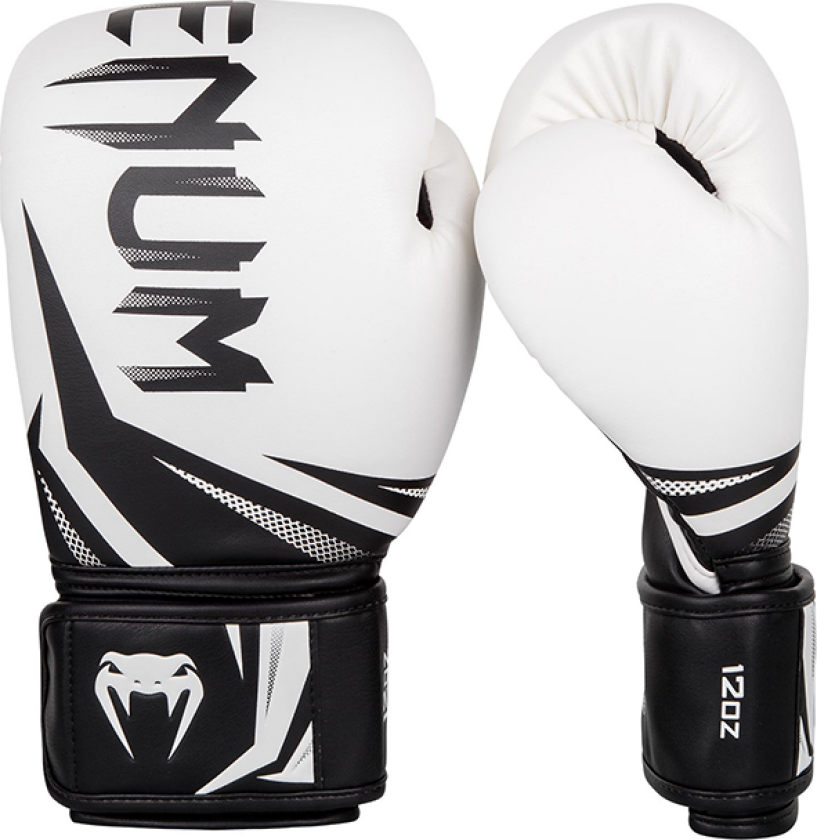Challenger 3.0 Boxing Gloves, White/Black