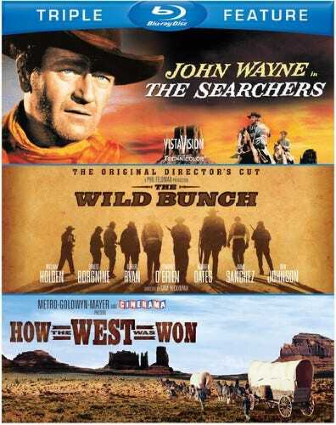 Searchers & Wild Bunch & How The West Was Won Bluray