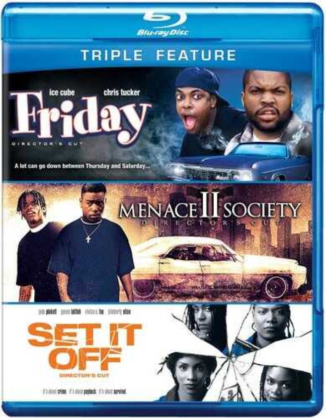 Friday & Menace Ii Society & Set It Off Bluray