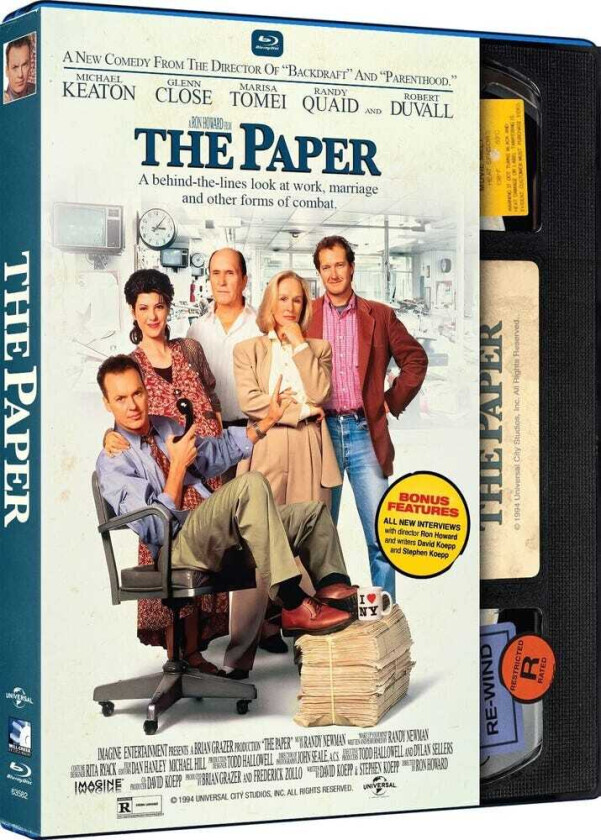 The Retro Vhs Paper Bluray