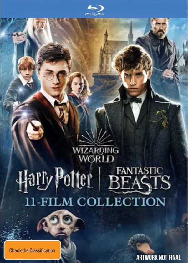 Harry Potter & Fantastic Beasts: 11 Film Collection Bluray