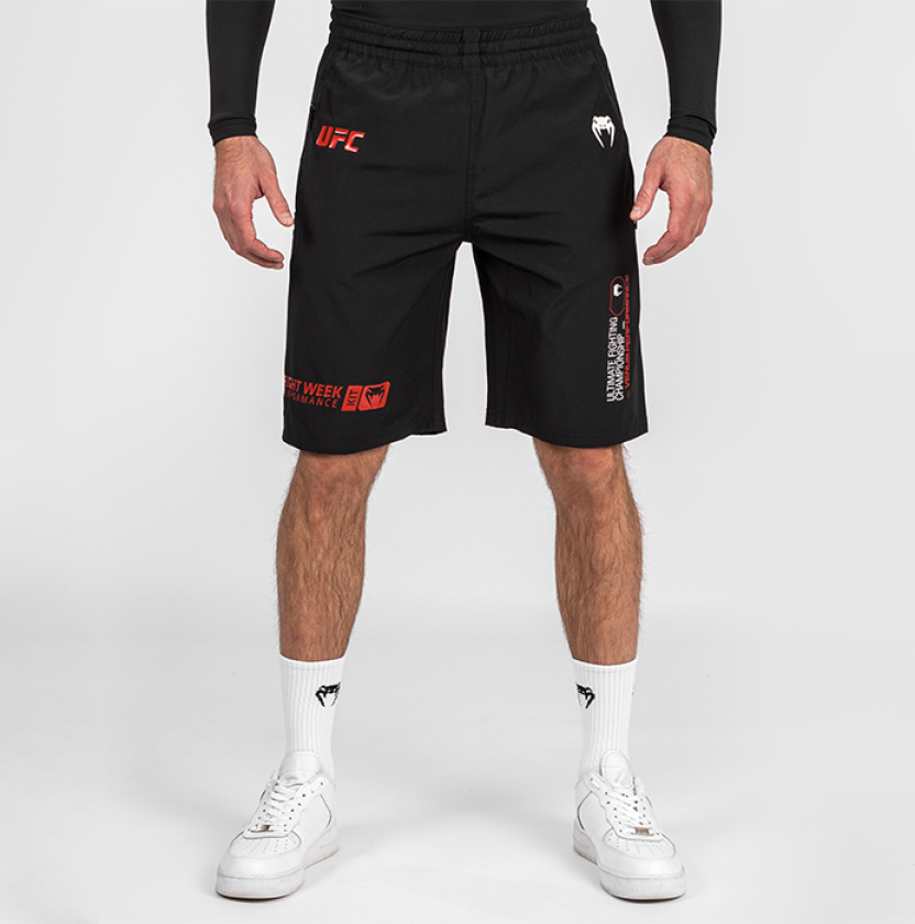 UFC Adrenaline by Venum Fight Week Mens Performance Shorts Black