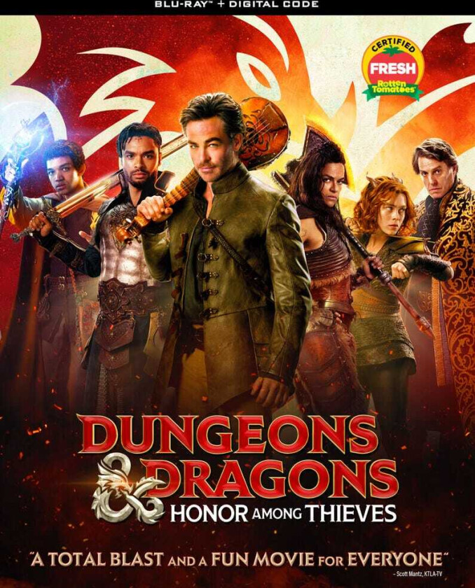 Dungeons & Dragons: Honor Among Thieves Bluray