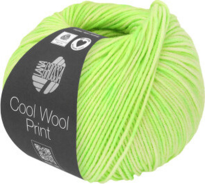 Cool Wool Garn 6522 Neongrønn / Myk Grønn