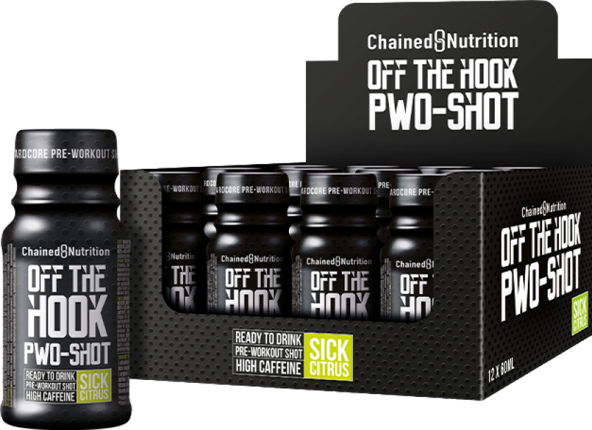 12 x Off The Hook PWO-Shot, 60 ml