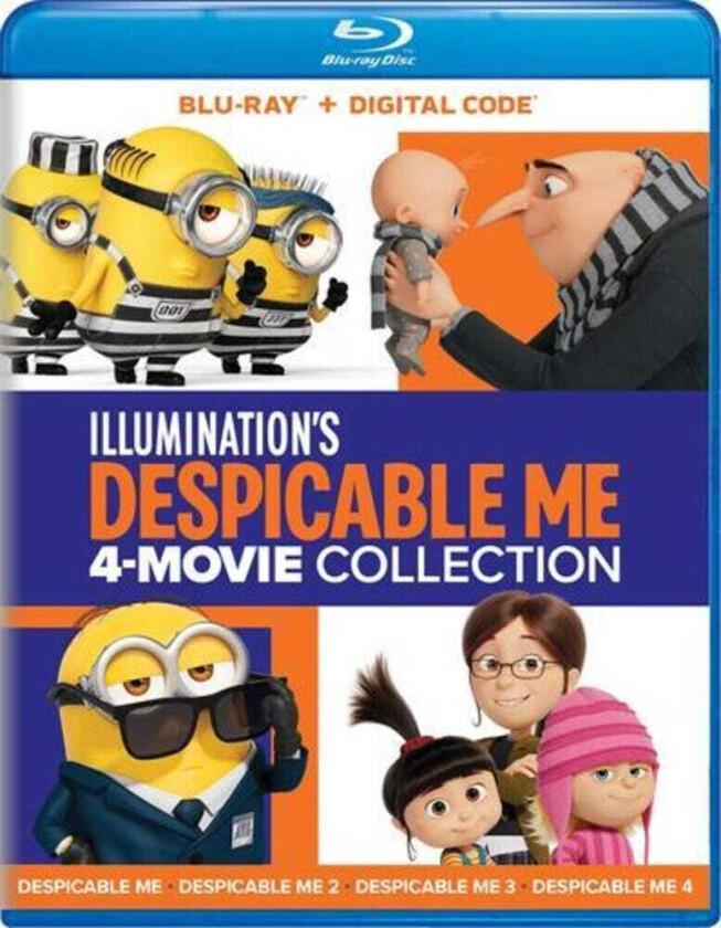 Despicable Me 4Movie Collection Bluray