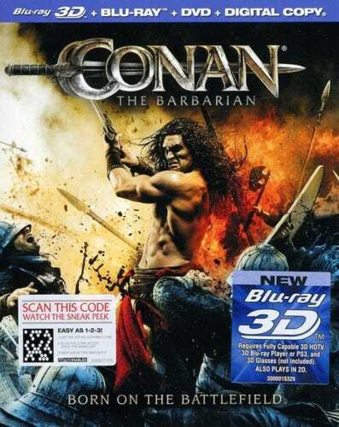 Conan The Barbarian (2011) (3d) Bluray