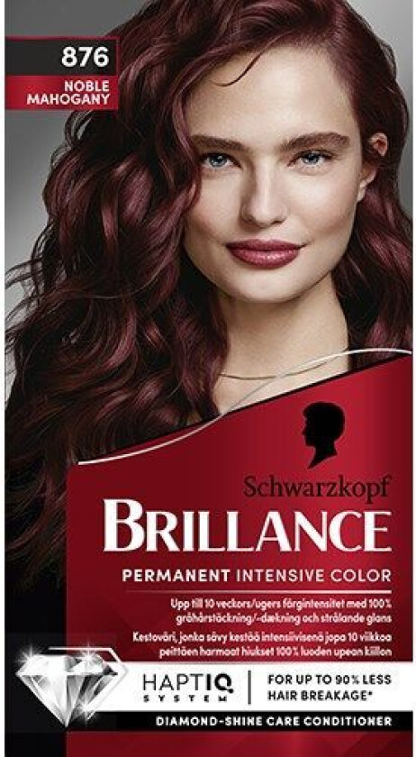 Schwarzkopf Brillance Intensive Color Creme 876 Noble Mahogany