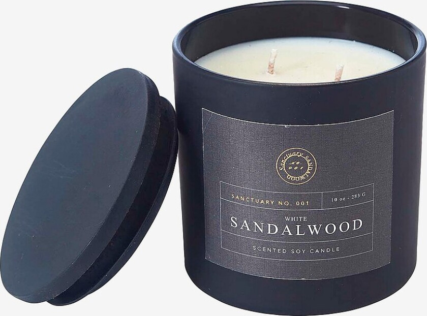 Stearinlys Yasu 48 timer - Svart