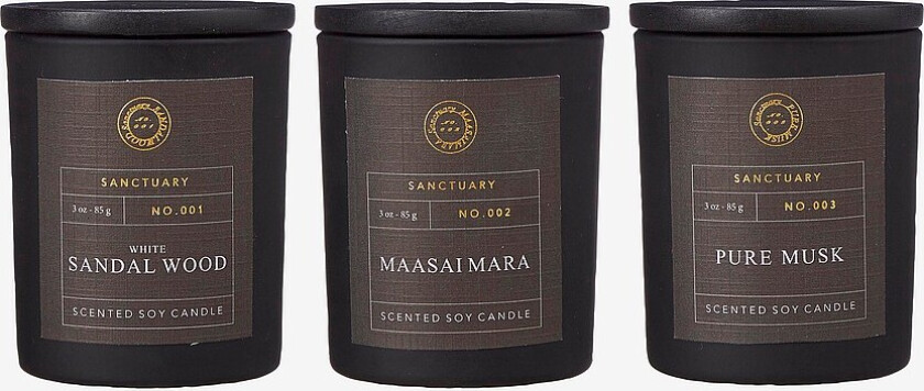 Stearinlys Yasu 20h - Svart