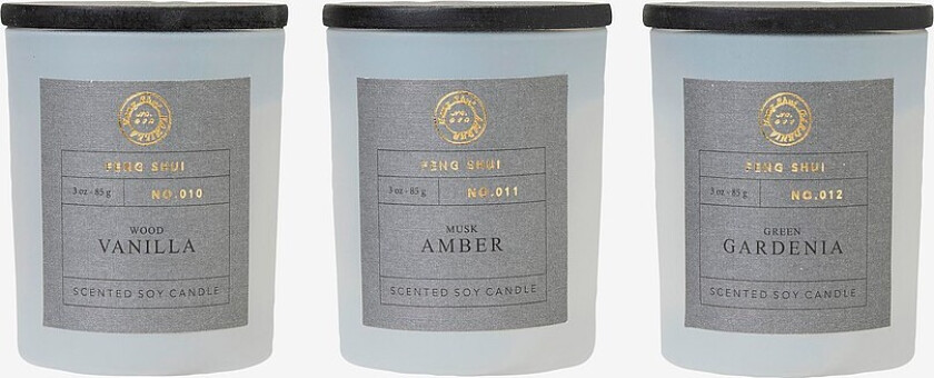 Stearinlys Yasu 20h - Grå