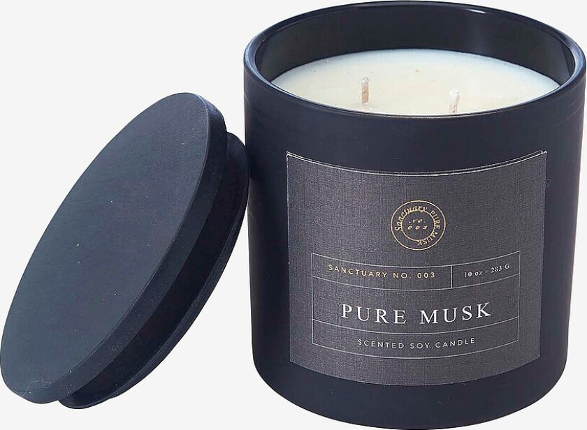 Stearinlys Yasu 48 timer - Svart