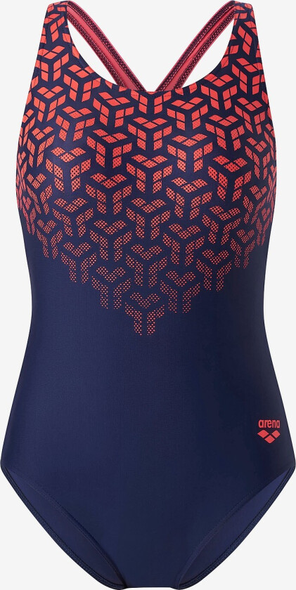 Badedrakt Women's Kikko V Swimsuit V Back Graphic - Blå