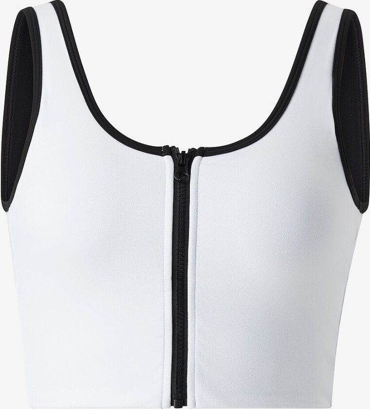 Sports-BH Sense Zipped Bralette - Hvit