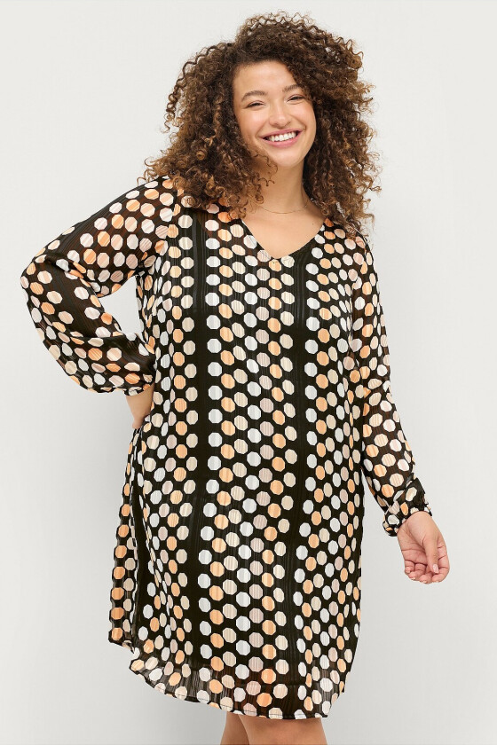 Kjole MLUCY, L/S, ABK DRESS - Svart