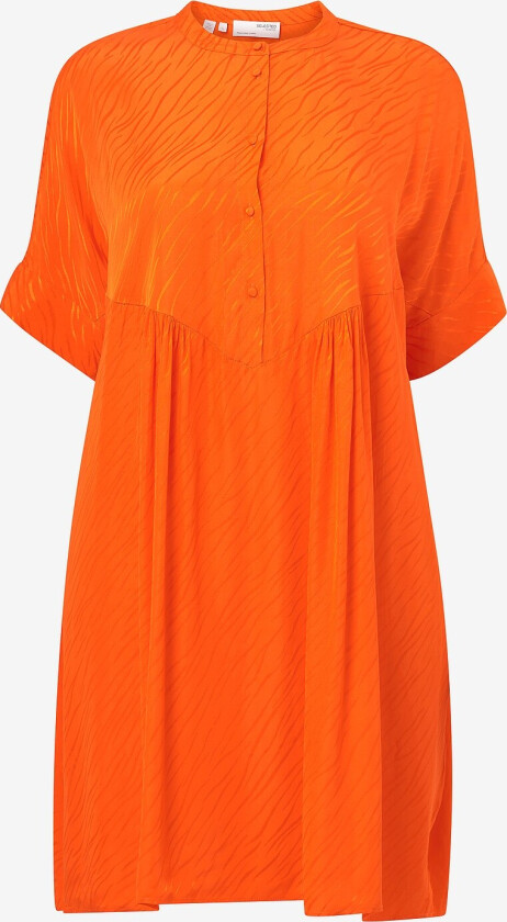Kjole slfAbienne-Viola SS Oversize Dress - Orange