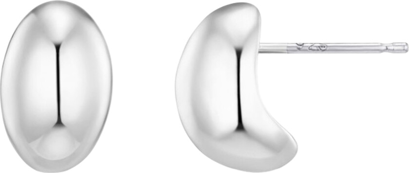 Jewellery Polished Domed Mini Stud Earrings Silver