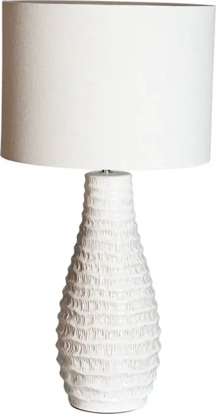 Bartha bordlampe creme/beige