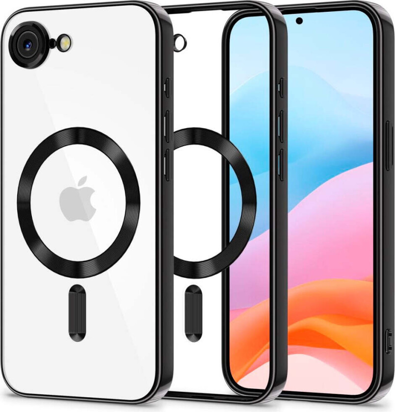 iPhone 16e Tech-Protect MagFlex Deksel - MagSafe Kompatibel - Svart