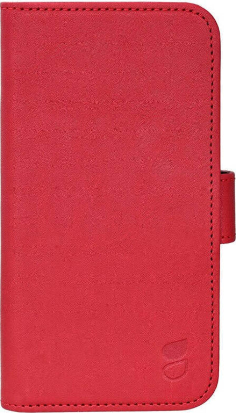 iPhone 16e GEAR Kunstskinn Flip Deksel - MagSafe Kompatibel - Rød