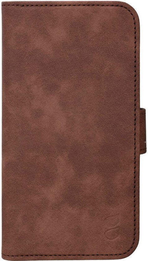 iPhone 16e GEAR Kunstskinn Flip Deksel - MagSafe Kompatibel - Brun