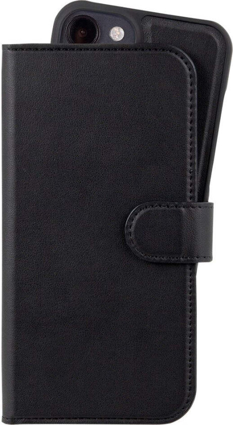 iPhone 14 / 13 Wallet Case MagSafe Plus - Flip Deksel - MagSafe Kompatibel - Black