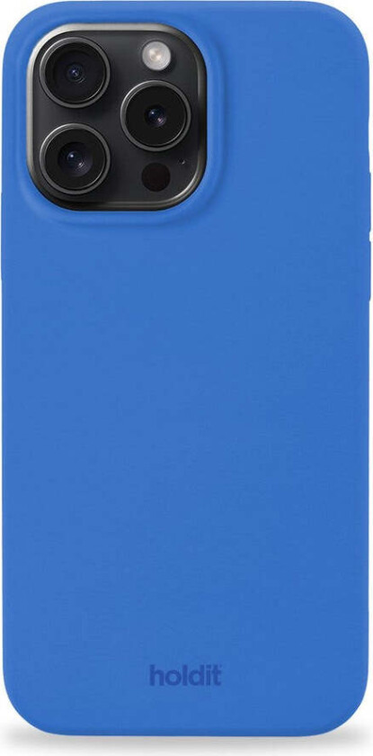 iPhone 15 Pro Soft Touch Silikon Deksel - Sky Blue