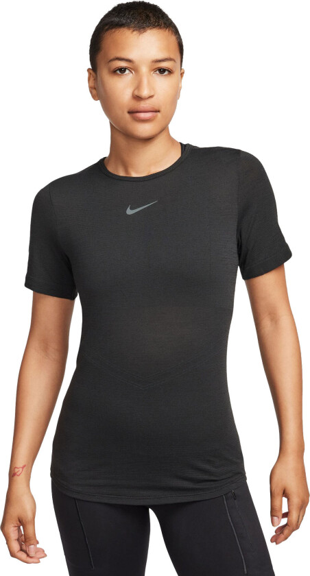 Dri-Fit Wool Ss Running Top Dame Black L