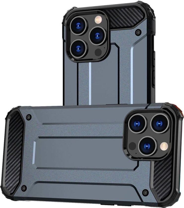 Armor-deksel til iPhone 15 Pro Hybrid Armor - blå