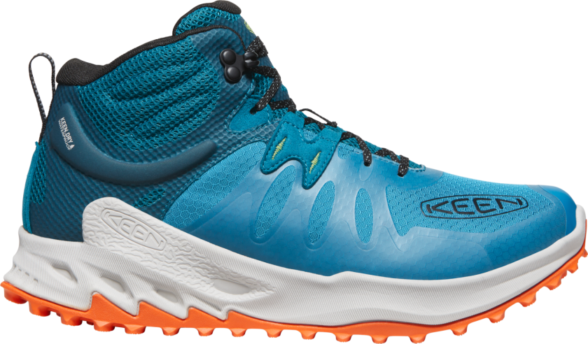 Keen Men's Zionic Waterproof Boot 46, Fjord Blue-Evening Primrose