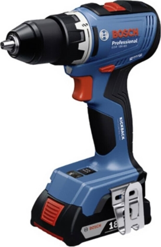 Professional Gsr 18V-65 06019N3207 Batteri Boremaskine
