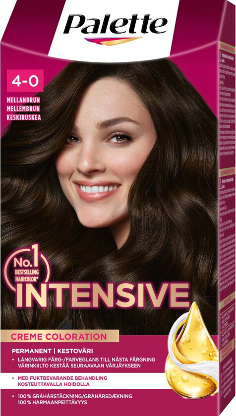 Intensive Creme Coloration 4-0 Soft Mid Brown - 1 pcs